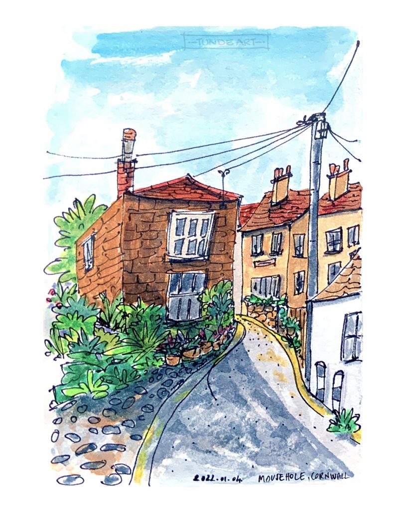 Mousehole, Cornwall - Street Scene