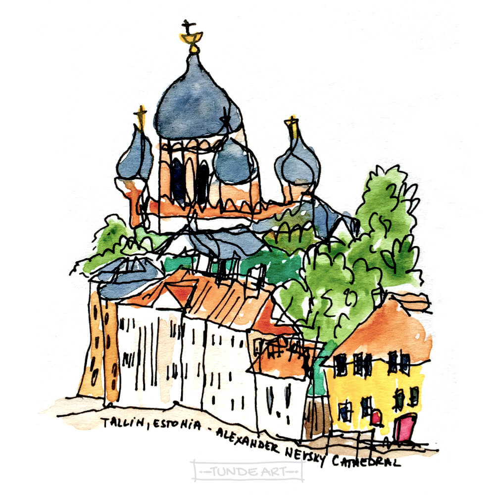 Alexander Nevsky Cathedral - Tallin, Estonia