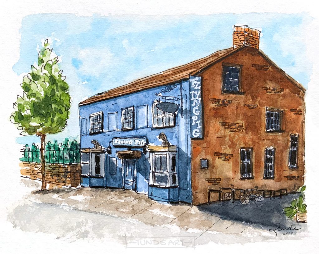 The Flying Pig Pub in Cambridge - Tunde Szentes