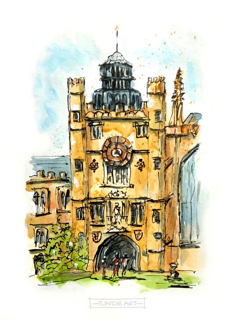 Trinity College Cambridge by Tunde Szentes