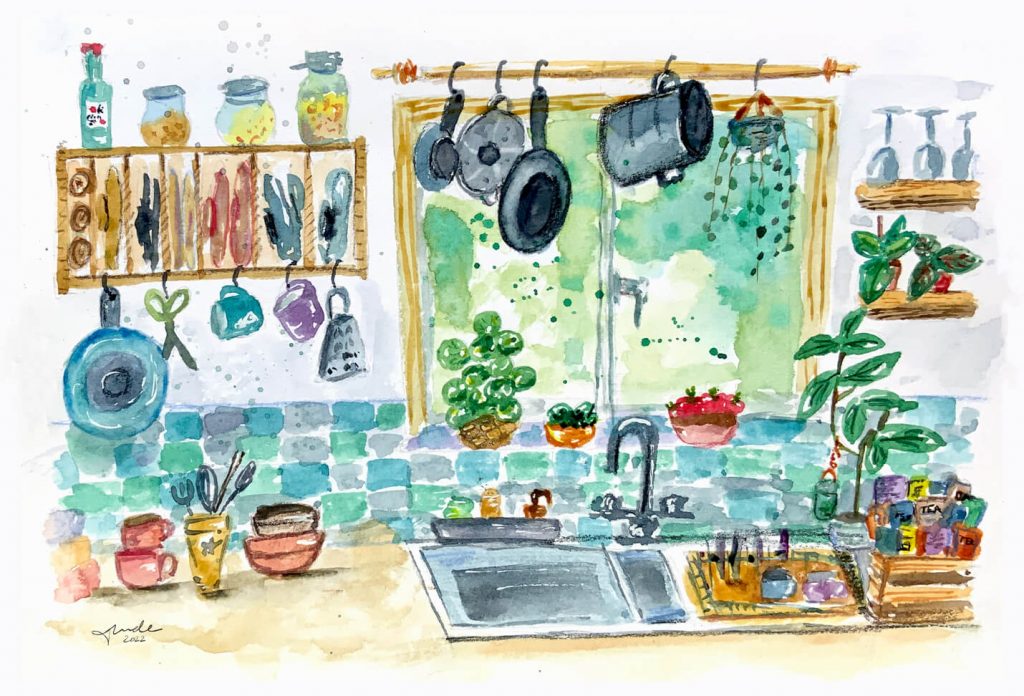 Kitchen Sketch - Tunde Szentes