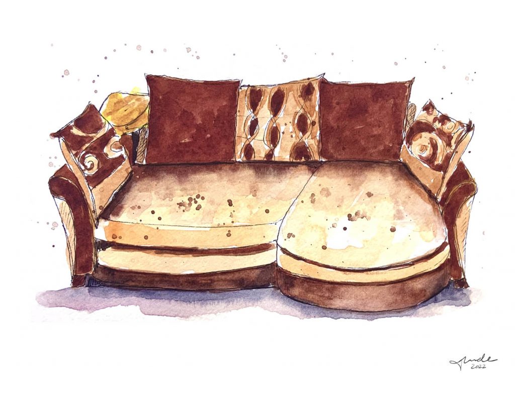 Sofa sketch - Tunde Szentes