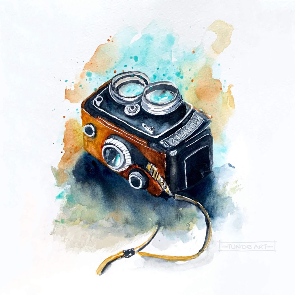 Vintage Camera by Tunde Szentes