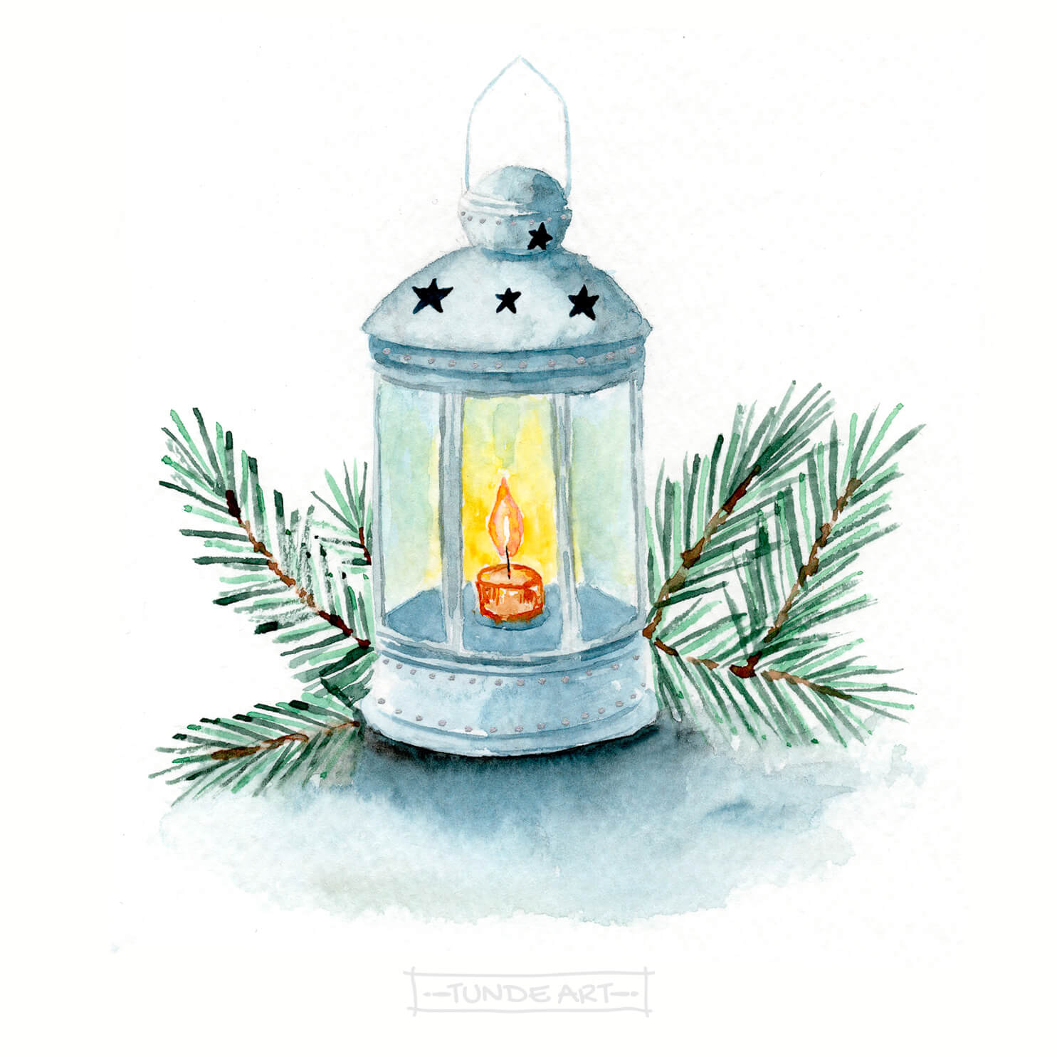 Winter Lampion by Tunde Szentes