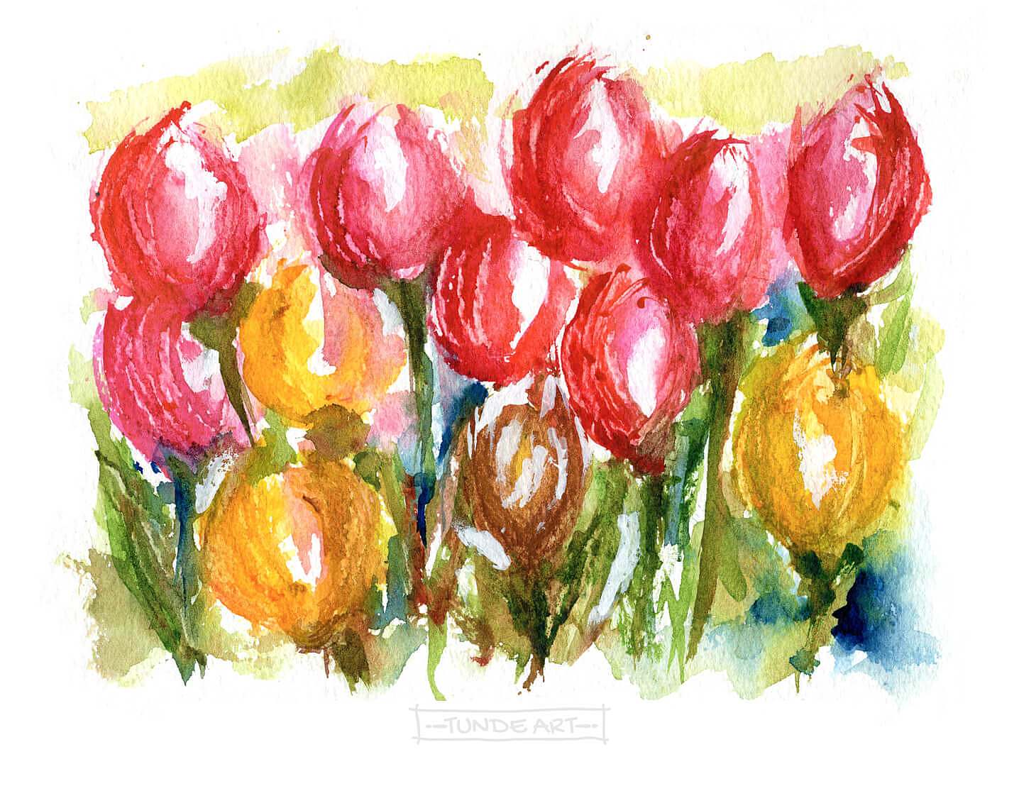 Loose tulips