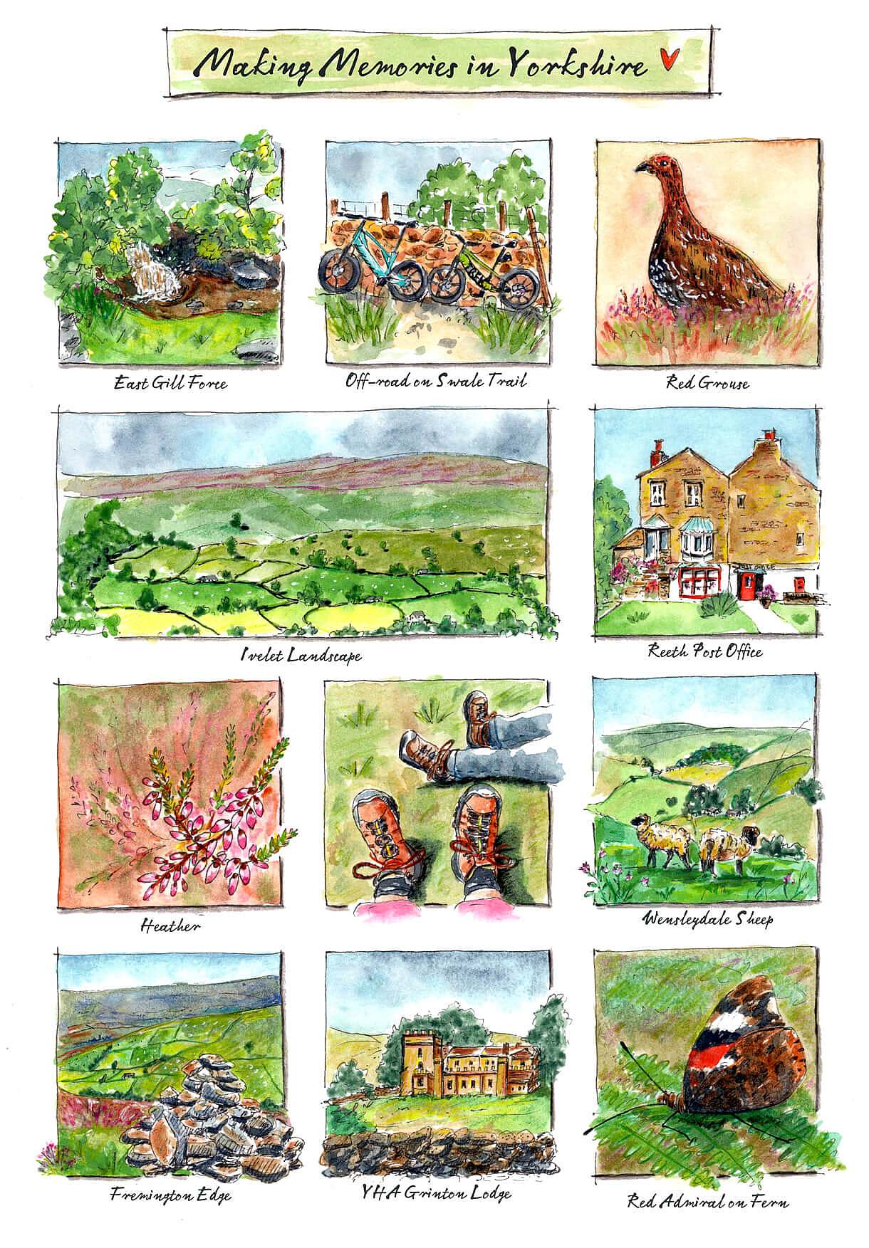 Postcard Yorkshire by Tunde Szentes